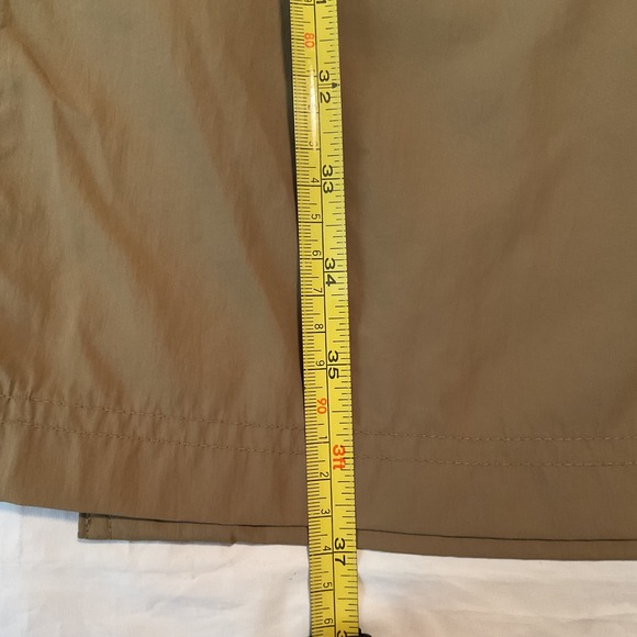 Aerie Offline Parachute Cargo Maxi Skirt Women L Tan Nylon Y2K Gorpcore Utility - Picture 14 of 15